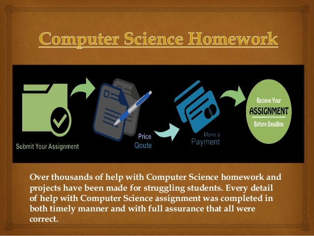 Do my homework computer science